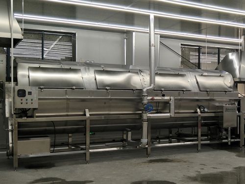 Máquina de blanqueado con agua caliente