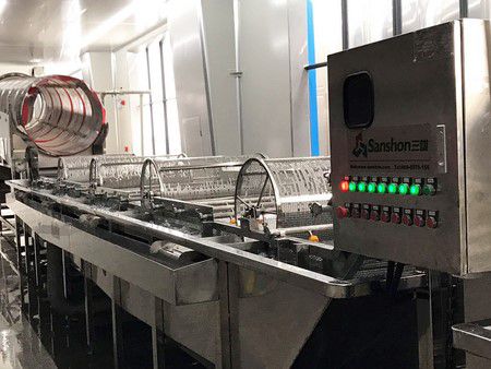 Línea de procesamiento y congelación de canola en Anhui