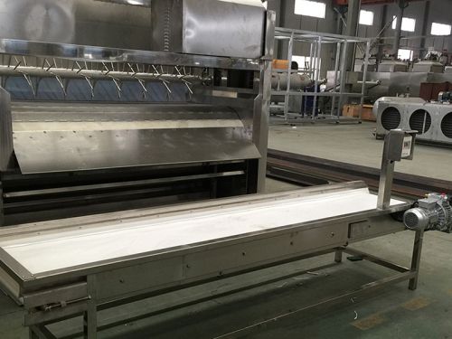 Cinta transportadora para descarga de materiales