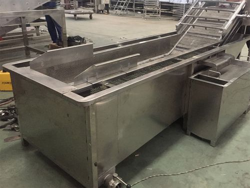 Lavadora de burbujas para vegetales