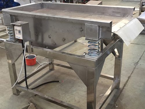 Máquina de desaceitado por vibración