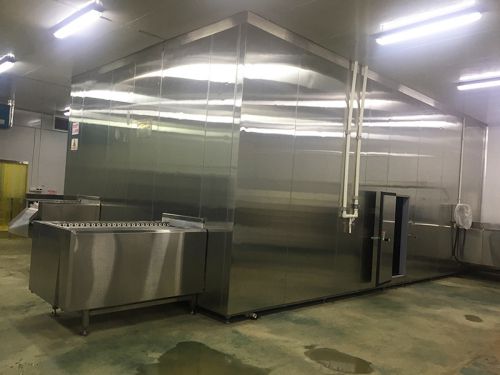 Congelador IQF de Lecho Fluidizado